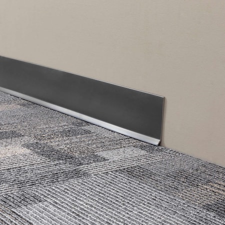 Mohawk Vinyl Cove Wall Base, Vinyl, Charcoal, 1440 in L, 4 in W CVW03-958